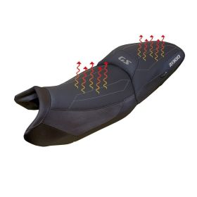 Seat cover Heating comfort BL with logo for BMW r 1300 gs sella touring