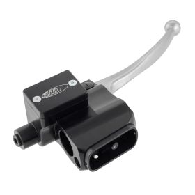 Pompa freno SIP anteriore destra alluminio CNC nero D.24,8