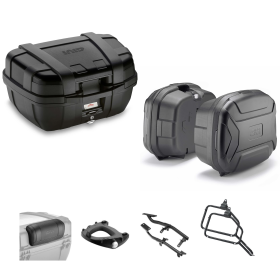GIVI TREKKER LITE black top case luggage 52/35L for SUZUKI GSX S GX