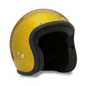 CASQUE JET 70's METAL FLAKES OR