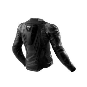 REBELHORN INFERNO Black Leather Motorcycle Jacket for Men