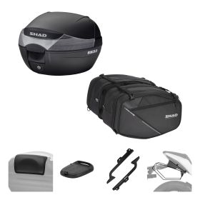 Kit completo SHAD SH33 nero e SL58 nero per KTM Duke 125/200/250/390
