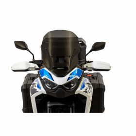 ISOTTA Pare-brise moyen fumé foncé 462x350mm et Supports montage Africa Twin CRF 1100 L