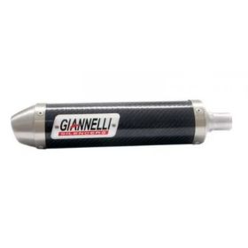 Silenziatore Universale Giannelli Diametro 30 Corpo In Carbonio Fondello Antinfortunistico