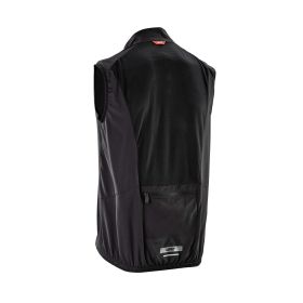 Gilet MTB LEATT antivento Windblock 2.0 nero nylon ripstop traspirante 360°