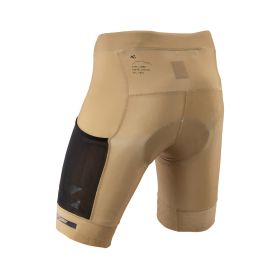 Pantaloncini MTB LEATT Endurance 5.0 cargo marrone tasche cargo UPF 50