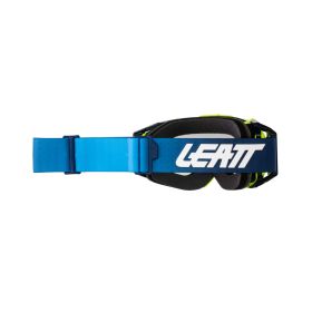Masque cross LEATT Velocity 5.5 bleu jaune lentille fumée 58%