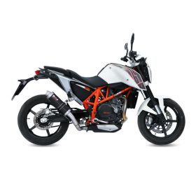 MIVV GP black slip-on exhaust approved for KTM 690 Duke