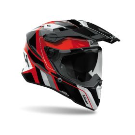 AIROH COMMANDER 2 SKIP Enduro Dual Road Helmet Glossy Red