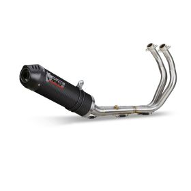 MIVV Échappement Complet Ovale en Carbone pour YAMAHA mt-07/fz-07