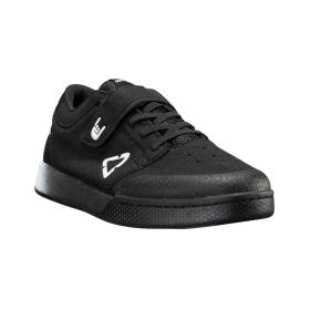 LEATT Flat 2.0 Kids MTB Shoes Black RideGrip™ Pro WaffleGrip Pro