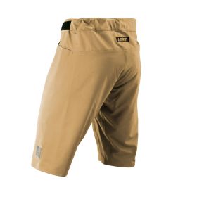 Pantaloncini MTB LEATT Gravity 2.0 marrone traspiranti con tasche e ventilazione