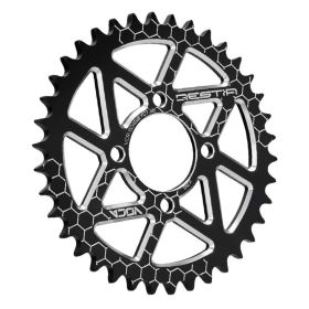Corona Voca Racing 420 38 denti nero per Yamaha Dt 50 lc portugal
