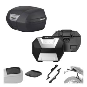 SHAD Complete kit SH44 black and SH38X alu for TRIUMPH Speed 400