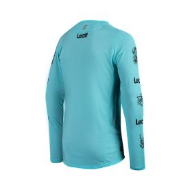 LEATT Gravity 2.0 MTB Trikot Blau TENCEL Langarm Stretch