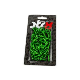 STR8 Verkleidungsschraubensatz Grün Yamaha Aerox