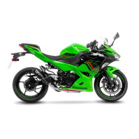 Marmitta slip-on LeoVince LV-10 World Champion nero per KAWASAKI NINJA 400