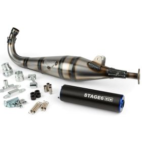 Marmitta completa STAGE 6 STREETRACE terminale blu/nero per Peugeot 103 Spx