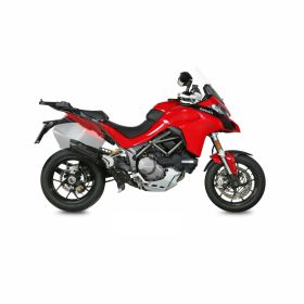 MIVV Racing Slip-On Schwarzer Schalldämpfer Sound für DUCATI Multistrada 1200