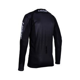 Maillot motocross LEATT Moto 4.5 Lite Stealth 2025 noir filet élastique