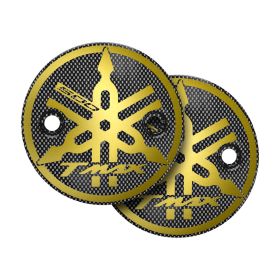 T-MAX CLUTCH COVERS CARBON LOOK WITH GOLD T-MAX 500 LOGO