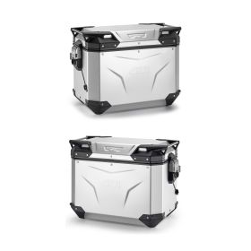 GIVI TREKKER OUTBACK EVO anodized 48L side luggage kit for MORINI X-CAPE motorcycle