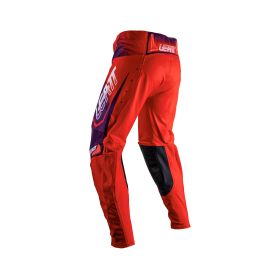 Pantalon moto LEATT Moto 4.5 Sunburn rouge violet légers et respirants