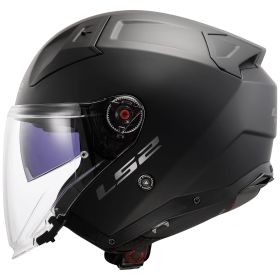 Casco Jet LS2 OF603 INFINITY II Solid Nero Opaco