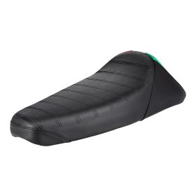 Sella sportiva NISA Corsa nero/tricolore per Vespa/PV/ET3