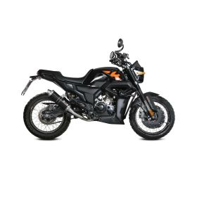 MIVV GP Vollschwarz Auspuff aus Edelstahl für ZONTES zt 125 gk
