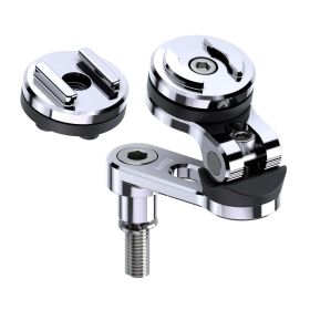 Supporto montaggio smartphone Sp Connect barclamp mount pro chrome per attacco al manubrio