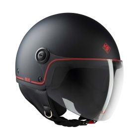 TUCANO URBANO EL'JETTIN AC Milan Skyline Demi-jet helmet matte black