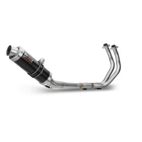 MIVV GP Vollschwarzes Auspuff für YAMAHA MT-07/FZ-07