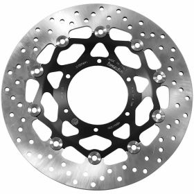 Disque de frein flottant BREMBO 78B40823 série or D.296 épaisseur 5 mm 6 trous pour HONDA