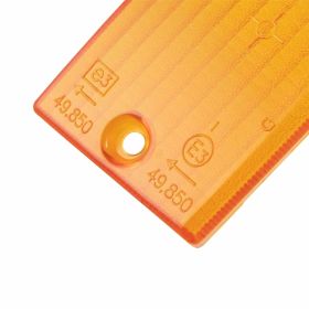 Vetro frecca SIEM anteriore destro giallo per Vespa Pk 50