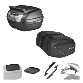 SHAD Komplettset SH40 Cargo und SL58 schwarz für KTM 390 Adventure