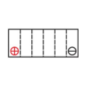 Batteria MOTOBATT YT14B pronta all'uso precaricata e sigillata 12V 14,0Ah 150x70x145mm