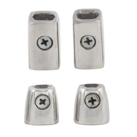 Kit terminali bordo scudo PREMIUM QUALITAT alluminio lucido per Lambretta 125 LI