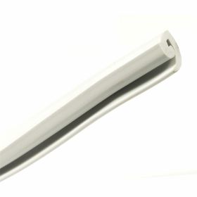 Stirsce listello pedana ARIETE in gomma 3000x10mm grigio 7032