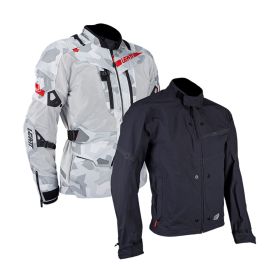 LEATT ADV FlowTour 7.5 4-season jacket Steel grey black