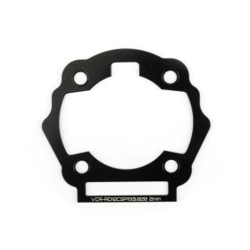 VOCA RACING 2mm Cylinder Spacer Black Derbi Euro 3/4