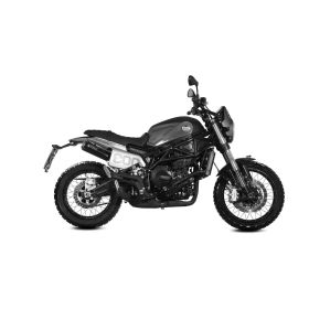 MIVV X-m1 Black Slip-on Exhaust approved for BENELLI Leoncino 800 Trail