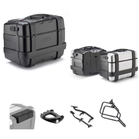 GIVI Trekker Luggage Box Kit Black 46/46L for YAMAHA