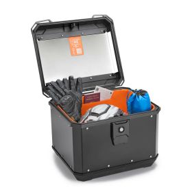 KAPPA Monolock Top Case KMX500B Aluminium Noir 50L
