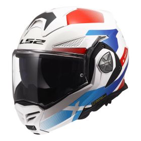 Casco modulare LS2 FF901 ADVANT X NOVA bianco blu rosso