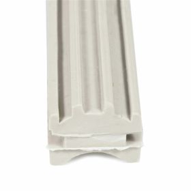 Stirsce listello pedana REPRO TEILE in gomma 4000x14mm grigio 7035