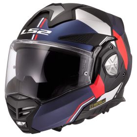 Casco Modulare Reversibile LS2 FF901 ADVANT-X Ultra Blu Opaco Rosso