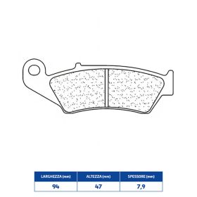 CL-BREMSEN Sintered Compound Bremsbeläge Paar