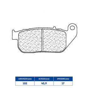 Vordere Bremsbeläge Paar CL BRAKES 1149A3+ gesinterte Verbindung für HARLEY DAVIDSON