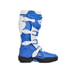 ACERBIS Motorradstiefel genehmigt Klaue blau/weiß Verschluss 4 Haken
